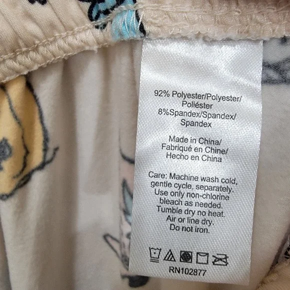 Peanuts Berkshire Snoopy Unisex Lounge Pants XL Rodeo Western Cowboy Halloween - Picture 9 of 10